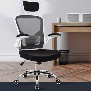 ALFORDSON Office Chair Mesh Computer Chair Swivel Executive Desk Chair with A... - Picture 1 of 12