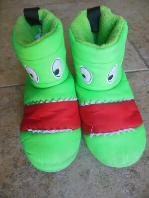 CREWCUTS J Crew Niños Niñas ZAPATILLAS Talla 1 Verde Caimán Cocodrilo Botas Zapatos Foto 1 de 4