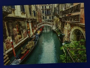 Clementoni VENICE CANAL Puzzle 1000 Piece HIGH QUALITY COLLECTION - COMPLETE - Imagen 1 de 3