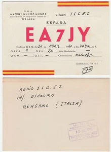 RADIOAMATORE - RADIO CARD - SPAGNA - SPAIN - ESPANA - MALAGA -19809- - Picture 1 of 1