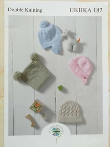 Neue UKHKA Strickanleitung 182. 4 verschiedene Baby Mützen.  - Bild 1 von 1