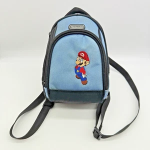 Original Nintendo Gameboy Mario Tragetasche Rucksack Blau für GBA SP DS Color - Bild 1 von 11