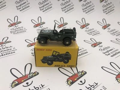 DIE CAST 1/43 " JEEP U.S. ARMY  " DINKY TOYS DEAGOSTINI (ATLAS) - Immagine 1 di 4