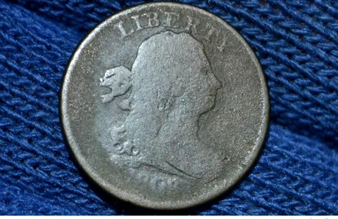 1808/7 HALF CENT * C2 variety * G/VG Details * Overdate * Get 5% Off at Checkout Cover