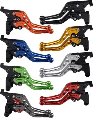 Palancas de embrague de freno CNC Shorty para Kawasaki Ninja ZX6R 9R 10R 12R 14R Z300/650 Foto 1 de 4