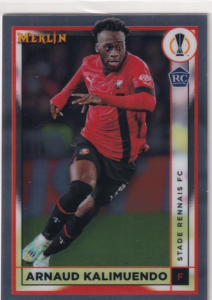 2022-23 TOPPS MERLIN RC ARNAUD KALIMUENDO STADE RENNAIS FC ROOKIE GE-3929 - Image 1 of 1