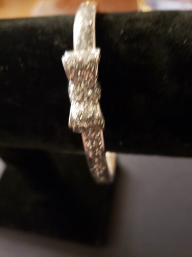 Kate Spade Bracciale Bracciale Bracciale Fiocco Argento Glitter