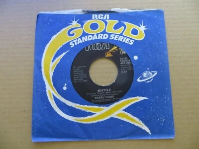 Perry Como – Seattle / It's Impossible - RCA 447-0858 7" Single VG+/Generic - Image 1 of 4