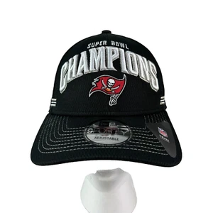 New Era 9Forty Tampa Bay Buccaneers Snapback Hat Super Bowl LIV Champs Black NFL - Picture 1 of 9