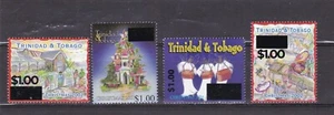 Trinidad Christmas Overprints mnh set 2016 - Picture 1 of 1
