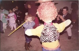 PINATA PARTY Vintage LOT OF 2 FOUND PHOTOS Original COLOR Snapshot 36 44 H - Picture 1 of 2