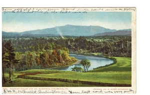 1905 Color Postcard Winooski Valley Burlington, Vermont #867 - Picture 1 of 2