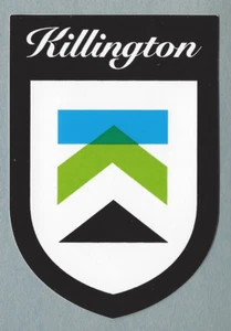 NEU KILLINGTON VERMONT SKI SNOWBOARD BERGGEBIET RESORT AUFKLEBER 4" x 2 3/4" - Bild 1 von 2