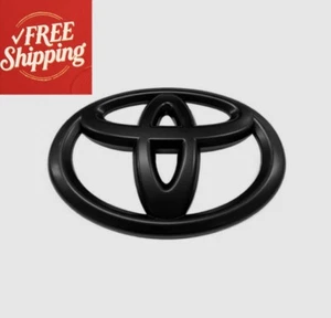 Matte Black Steering Wheel Cover for Toyota Tacoma Tundra Corolla Camry 3D Desig - Picture 1 of 4