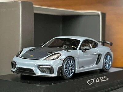 1/43 Minichamps Porsche 718 Cayman GT4 RS Grey - Image 1 of 4