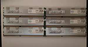 Samsung M393B1K70CHD-CH9 (6 x 8GB) PC3-10600R DDR3-1333 Server Memory Ram 48GB - Picture 1 of 1