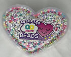 Bracelet alphabet Go Create Beads Heart 5 oz rose violet bleu art et artisanat