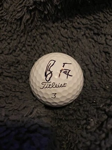 Ryan Fox Signed Harbourtown Logo Golf Ball PGA Tour European Masters - Picture 1 of 4