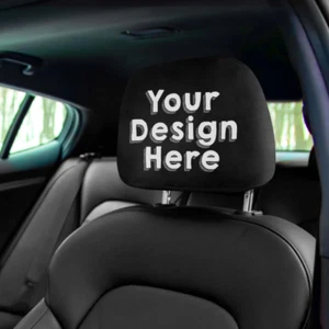 Personalisierte Auto Kopfstütze Sitzbezug vorne hinten Uber Taxi Neuheit Weihnachtsgeschenk - Bild 1 von 1