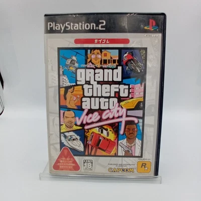 Grand Theft Auto Vice City PlayStation 2 PS2 Capcom w/ Map Japanese CIB Complete - Image 1 of 4