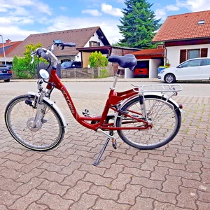 E-Bike/Pedelec Viktoria Münster rot 24 V 7Gang Rücktritt - Bild 1 von 6