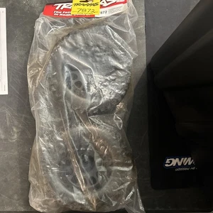 Traxxas 7872 - Tires & wheels, assembled, Race black wheels, Gravix tires, XRT - Picture 1 of 10