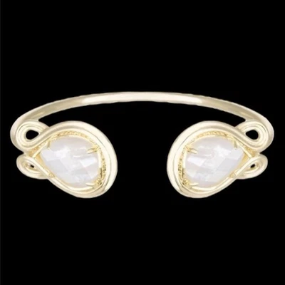 Pulsera Kendra Scott Andy en oro y perlas blancas nueva con etiquetas Foto 1 de 4
