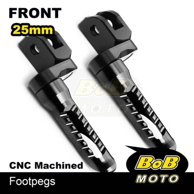 Clavijas delanteras extensibles BOB 25 mm NEGRAS para Ducati Multistrada 1200 S MTS 15 16 17 Foto 1 de 4