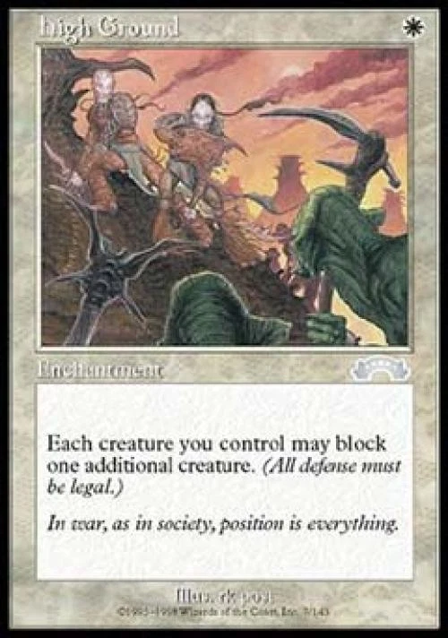 High Ground - Medium Play MTG Exodus - Image 1 of 1