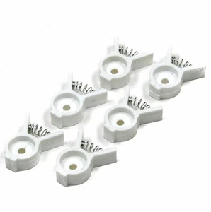 Chef Craft 6pz Clip per Pane e Bagel - Clip di tenuta per cravatte in plastica o sacchetto di trucioli - Foto 1 di 5