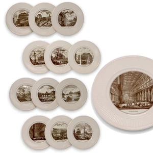 Wedgwood 12 Stück Piranesi Rom Szenen Teller 10 1/2" EDME England Vintage 1950er - Bild 1 von 10