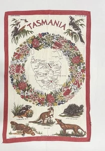 Vintage Souvenir Tea Towel - Picture 1 of 2