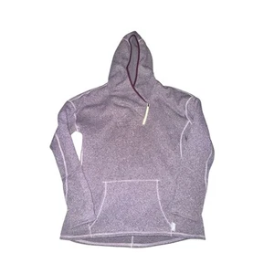 Stio Sweetwater Fleece Hoodie Women's Size XL Heather Purple Pullover Thumbholes - Picture 1 of 8