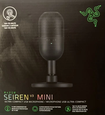Razer Seiren V3 Mini Ultra Compact USB Microphone New  - Image 1 of 2