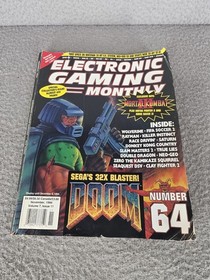 Electronic Gaming Monthly EGM #64 Sega's 32x Blaster Doom Mortal Kombat III