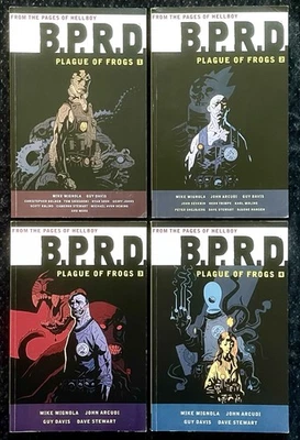 B.P.R.D. Plague of Frogs Vol 1 2 3 4, by Mike Mignola TPB 2015 Dark Horse Comics - Image 1 of 4