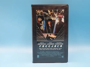 Freejack VHS 1992 Emilio Estevez Mick Jagger Sci-Fi Action Warner - Imagen 1 de 5