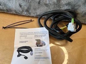 Custom Fit 4 Way Flat Trailer Wiring Harness Kit For 2020-2024 Toyota Highlander - Picture 1 of 3