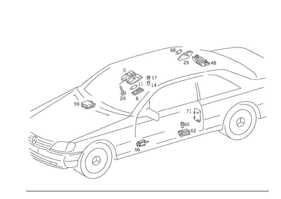 Interruptor original Mercedes-Benz 140-820-91-10 Foto 1 de 1