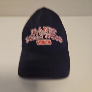 Vintage Planet Hollywood Hat Fitted Cap Embroidered New York 90s Est 1991 - Picture 1 of 8