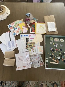 Junk Journal Ephemera Lot of 150+ Vintage Tags Cards Beads Buttons Stickers More - Picture 1 of 5