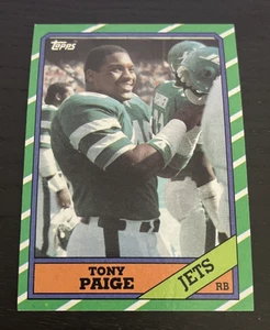 1986 Topps - Tony Paige - #97 - New York Jets - RC - C VAR - Picture 1 of 2
