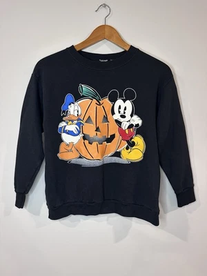 Vintage Disney Mickey & Co. Kids Large Halloween Donald Duck Sweatshirt USA - Image 1 of 4