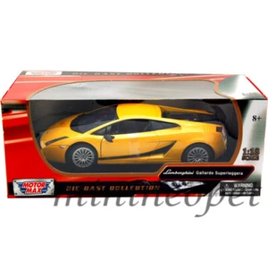 MOTORMAX 73181 LAMBORGHINI GALLARDO SUPERLEGGERA 1/18 ORANGE YELLOW - Picture 1 of 1