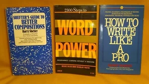 Word Power Better Compositions Write Like A Pro 3 paperback book lot vintage - Picture 1 of 6