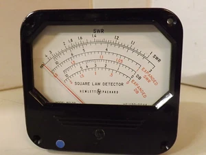 Vintage Hewlett Packard Square Law Detector Panel Meter Model 801-58 - Picture 1 of 7