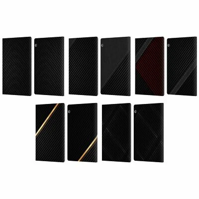 OFFICIAL ALYN SPILLER CARBON FIBER LEATHER BOOK CASE FOR HUAWEI XIAOMI TABLET - Image 1 of 4
