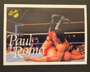 1990 CLASSIC WWF WRESTLING CARD #98 PAUL ROMA - Picture 1 of 2