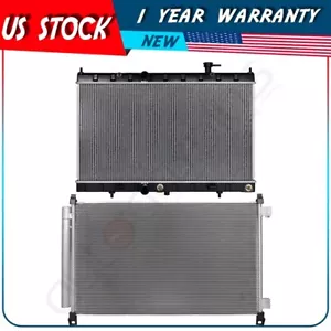 Radiator and AC Condenser Kit For 2014 2015 2016 2017 2018 2019 Nissan Rogue - Picture 1 of 10