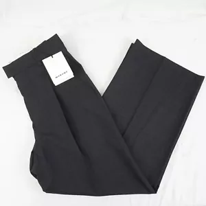 Isabel Marant Namoro Virgin Wool Mid-Rise Black Wide-Leg Pants Men's Size 38 - Picture 1 of 10